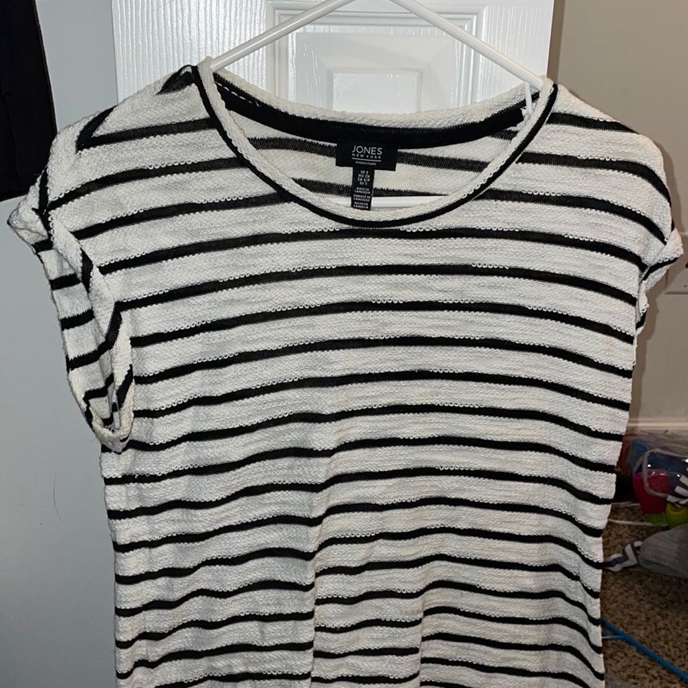 Striped knit top
